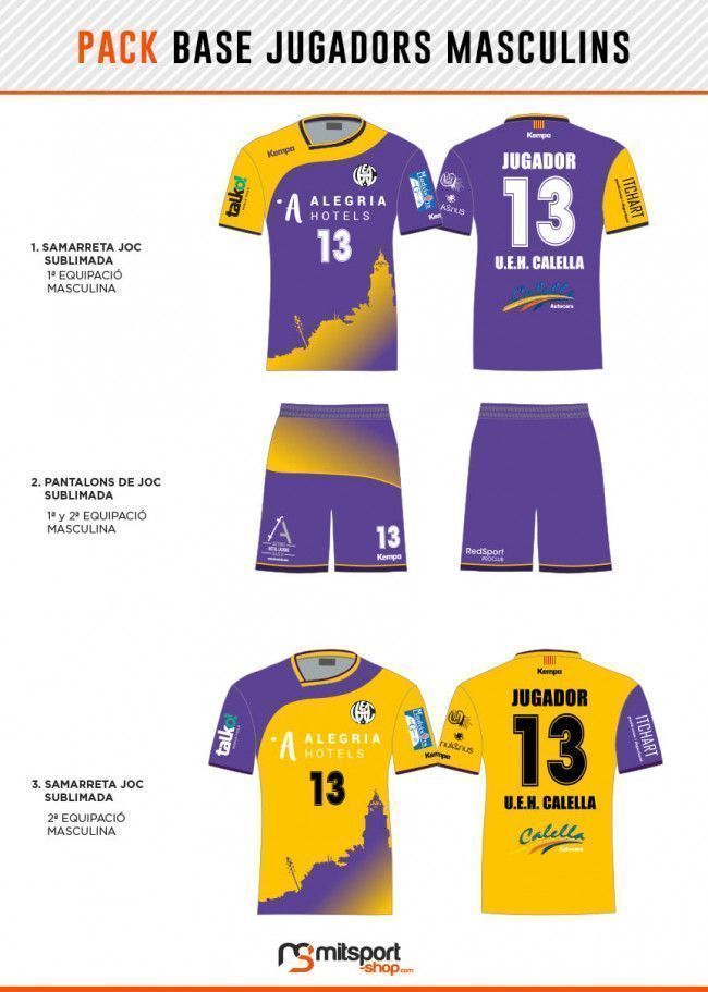 Pack base jugadors masculins UEHC Pack base jugadors masculins UEHC
