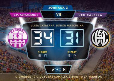 SANT MARTÍ ADRIANENC vs UEH CALELLA 34-31