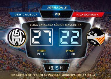 Crònica UEH CALELLA vs H. LA GARRIGA A 27-22