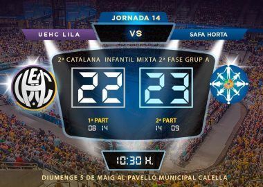 Crònica UEHC Infantil Lila vs SAFA HORTA BLAU 22-23