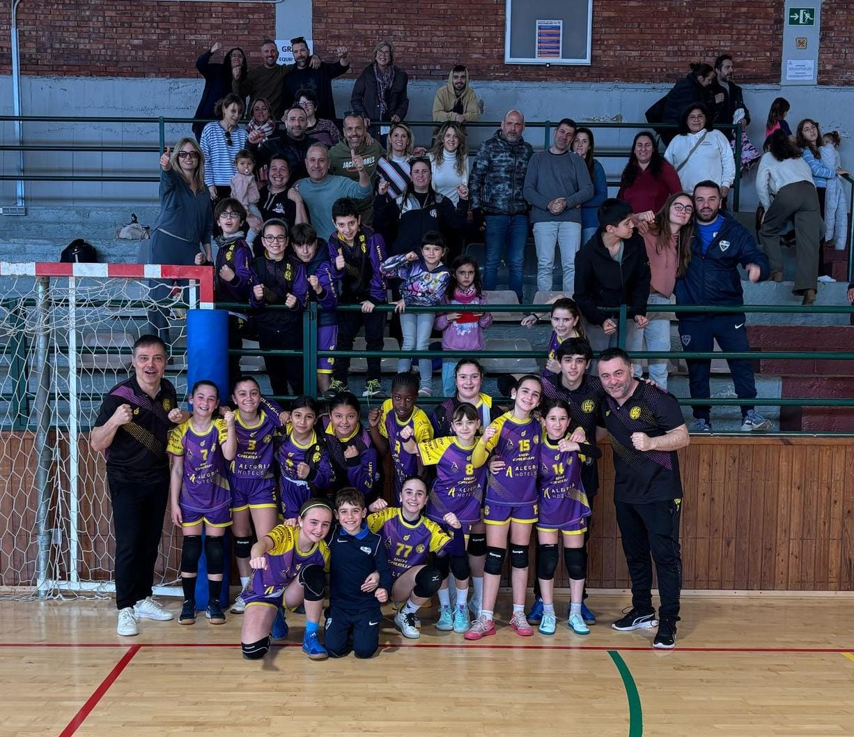 UEHC Aleví F Lila vs HANDBOL SANT QUIRZE 8-8